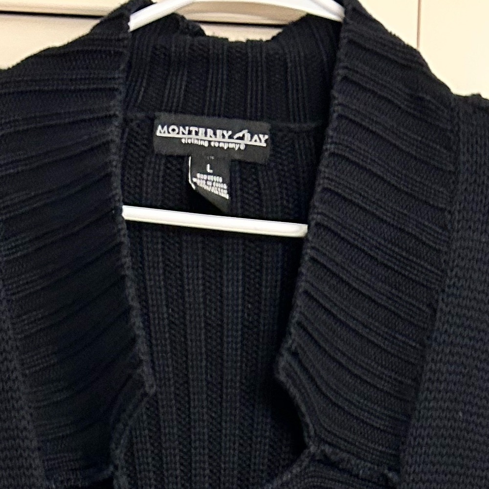 Monterey Bay Dark Knit Cardigan - Picture 2 of 2